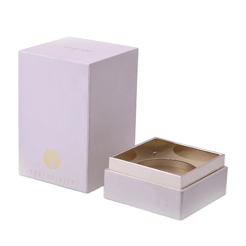 Luxury Valentine Day Cosmetic Gift Paper Box Touch Paper Soy Ink Perfume Eye Cream Lipstick Skin Care Package Box With Logo