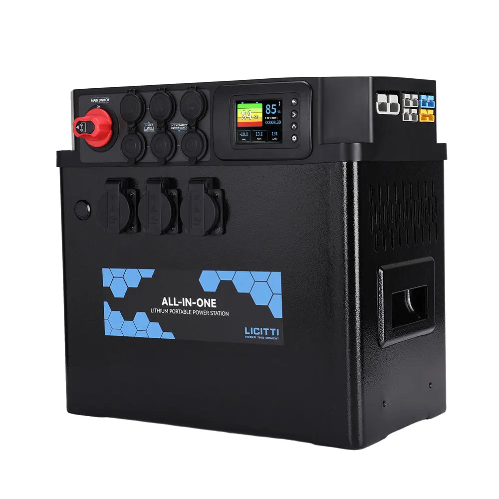 Licitti Rechargeable Lithium Battery  Lifepo4 Generator 220v 3000w Portable Power Station with Ac Socket