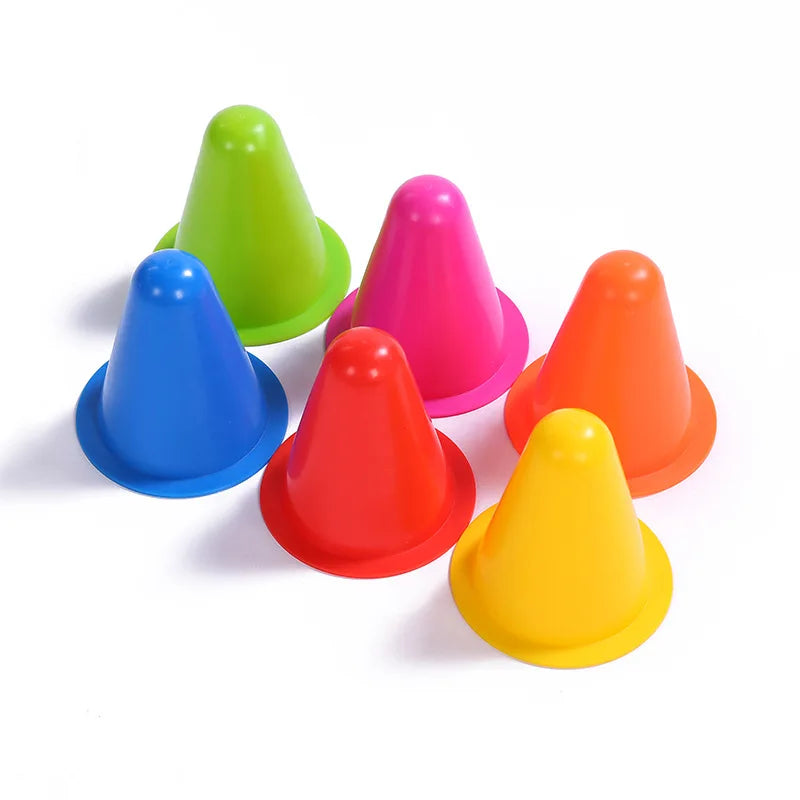 8cm High Obstacle Plastic Cone Football Training Equipment Training Roller Skating Cone