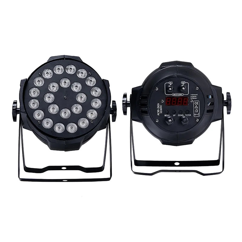 Top Effect 24pcs Full Color Par Light Waterproof Stage Lamp 3in1 4in1 5in1  for Performances Bars Discos Parties