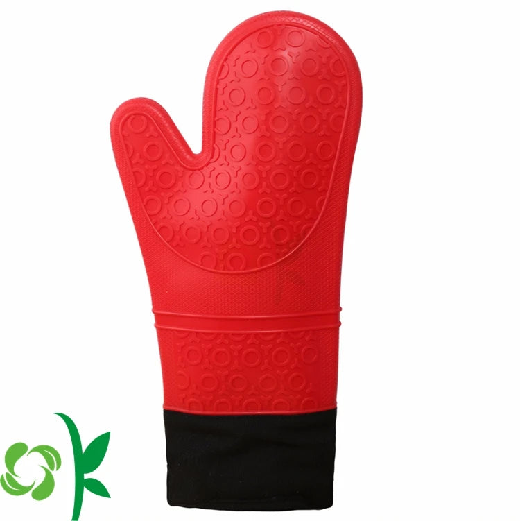 OKSILICONE Factory Low Price Spot Waterproof Non-Slip Silicone Oven Mitts for Cooking Pot Holders Glove Kitchenware Tools