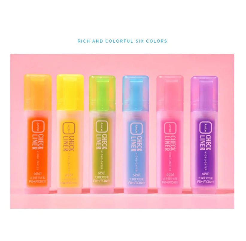 Large Capacity Highlighter Pen for Primary and Secondary School Students to Use a Marker