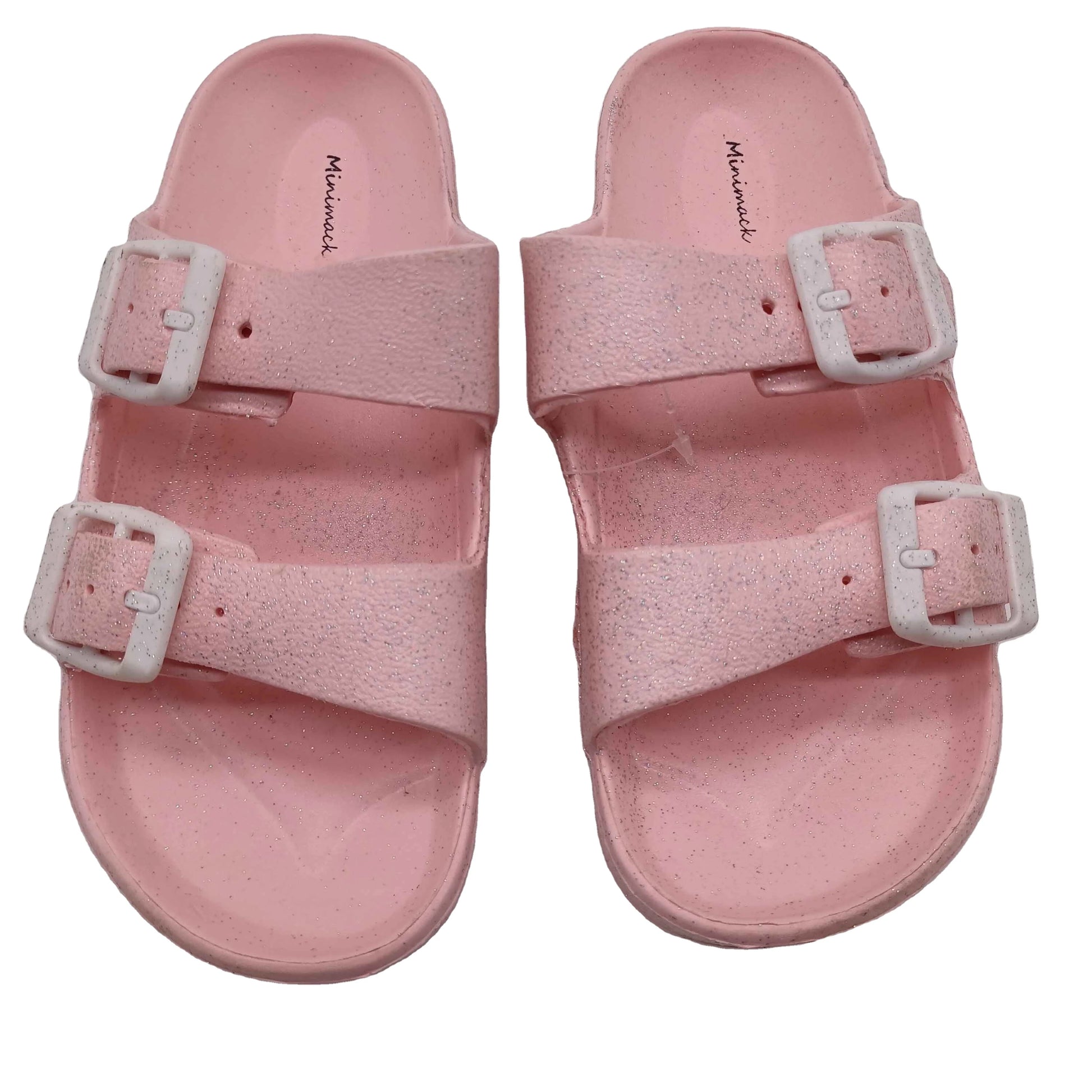 Custom Logo Pink EVA for Slippers for Women Open Toe Design Two Buckle Upper Anti-Slippery Sandal Sliders for Girls Winter Sp
