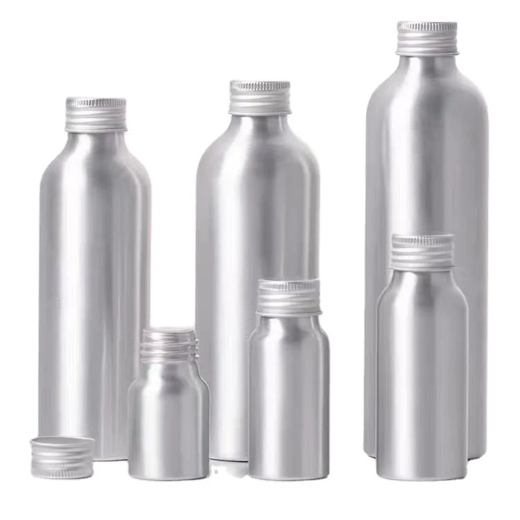 50ml 100ml 120ml 250ml Aluminum Bottles With Lid Aluminum Screw  Bottle