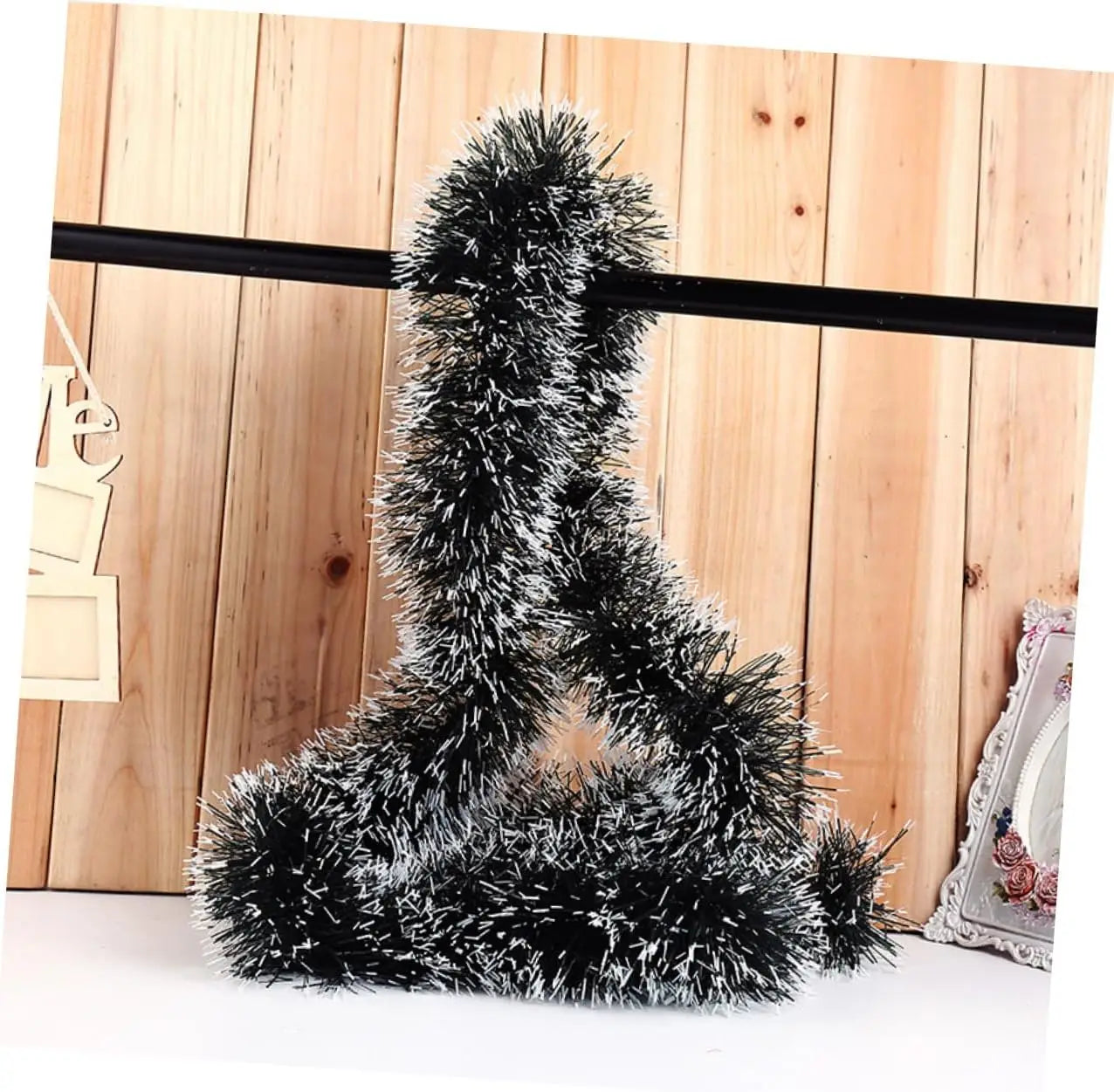 Ready to Ship Yiwu Merry Tree Promotional Green Grass Christmas PET Tinsel Garland