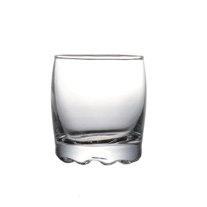 80ml Small Round Heavy Base Clear Shot Whisky Vodka Glasses Liquor and Spirit Bar Shot Alcohol Glasses