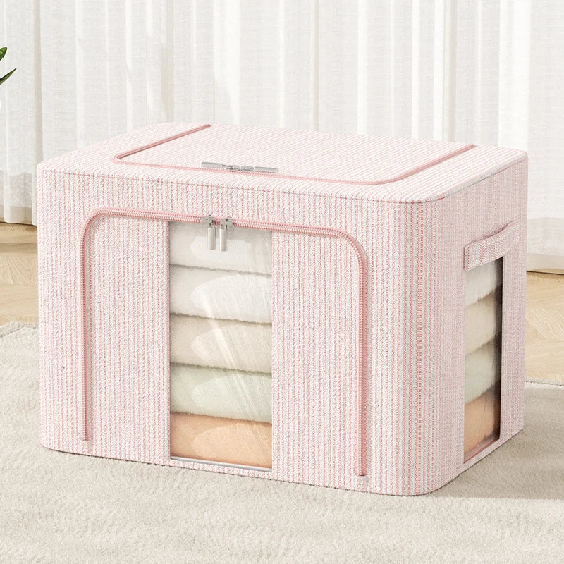 Wholesale Customizable Wardrobe Storage Box 50*40*33 100L 88L 66L Foldable Storage Box