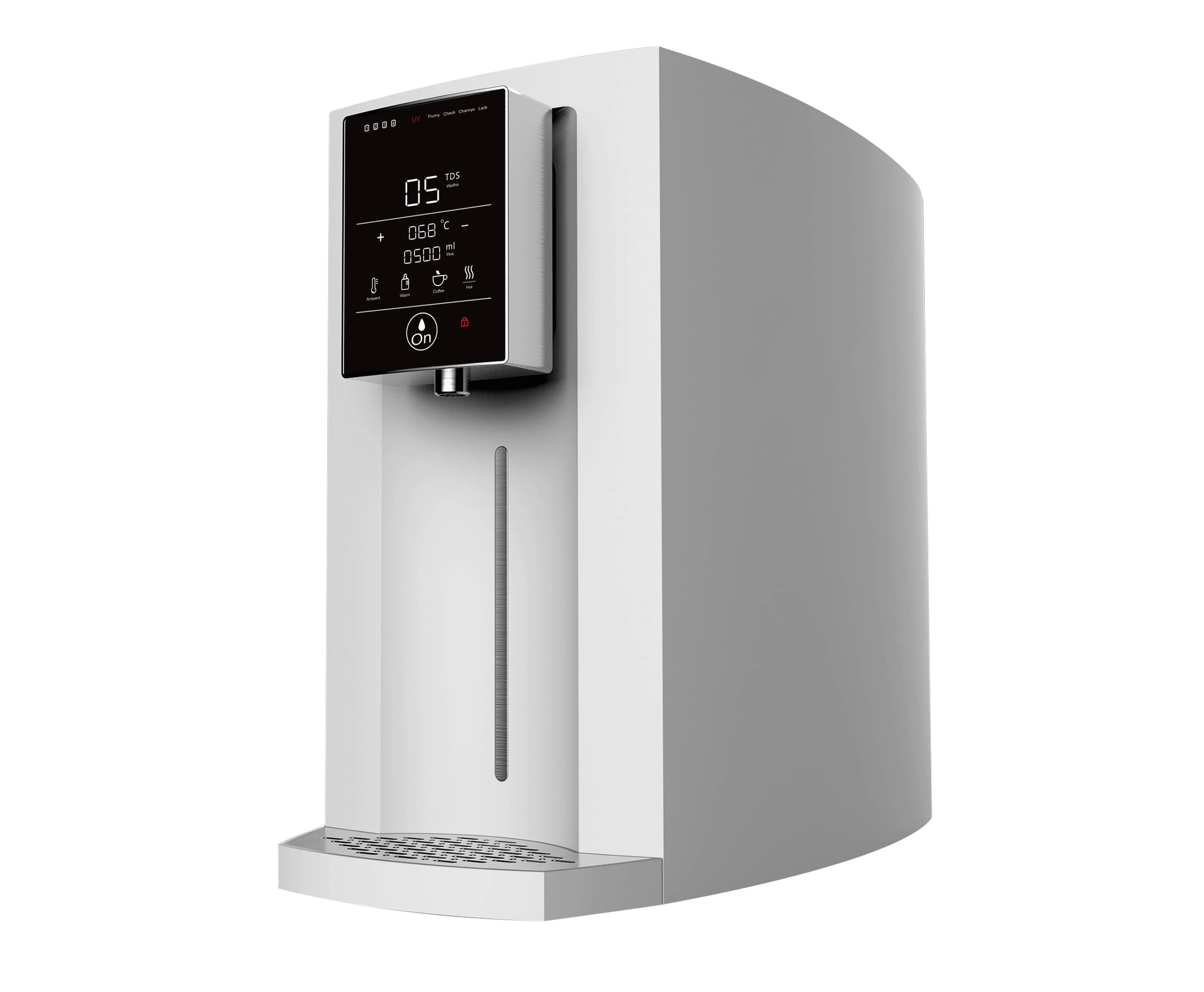 Electric Countertop Reverse Osmosis Purifier Cabinet Type 4-Stage TDS Monitoring Food Grade Instant Heating Water Hotel