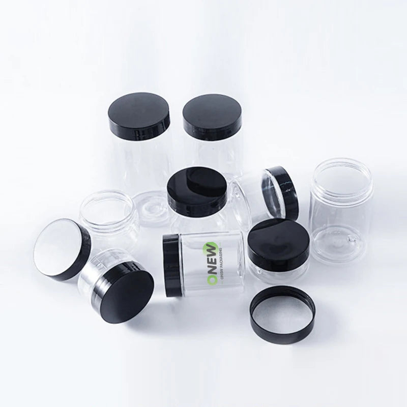Plastic Storage Jar Modern for Chocolate and Peanut Butter clear Pet Plastic Packing Container Jars for Food