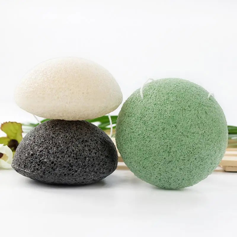 Puff Natural Cleanse Exfoliator Konjac Face Cleaning Sponge Face Cleansing and Exfoliation Face Washing Konjac Sponge