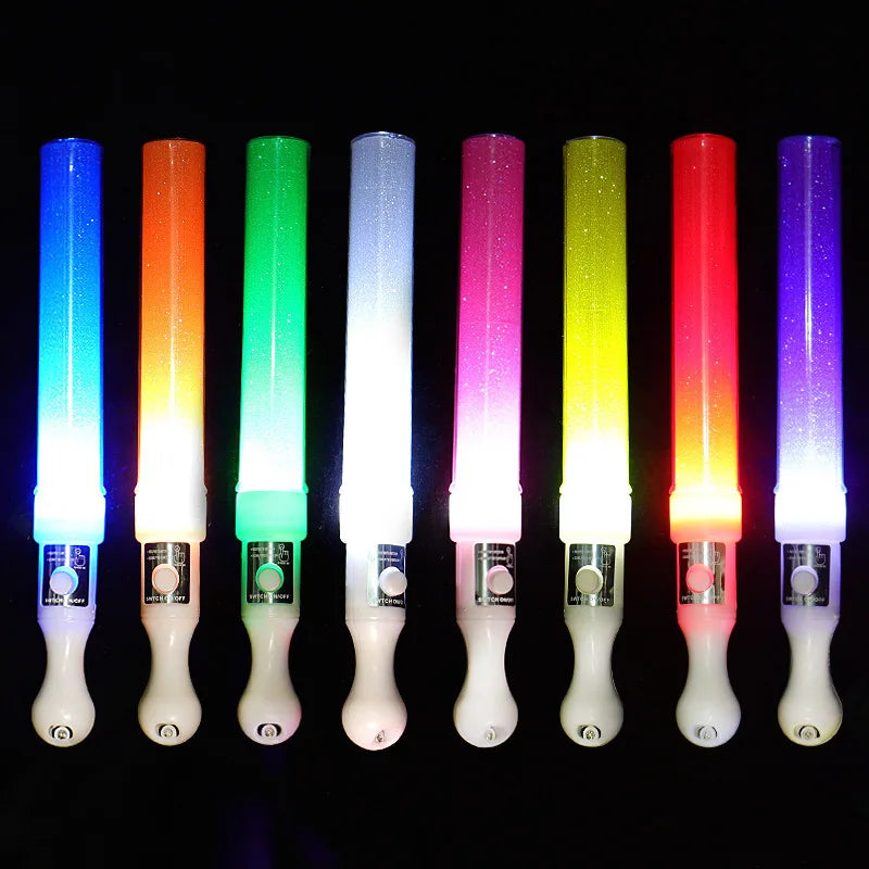Multipurpose Fun Cheerful Pentagram Star Luminous LED Cheer Stick Concert Supplies Valentines Day Gift Party Favor Glow Stick