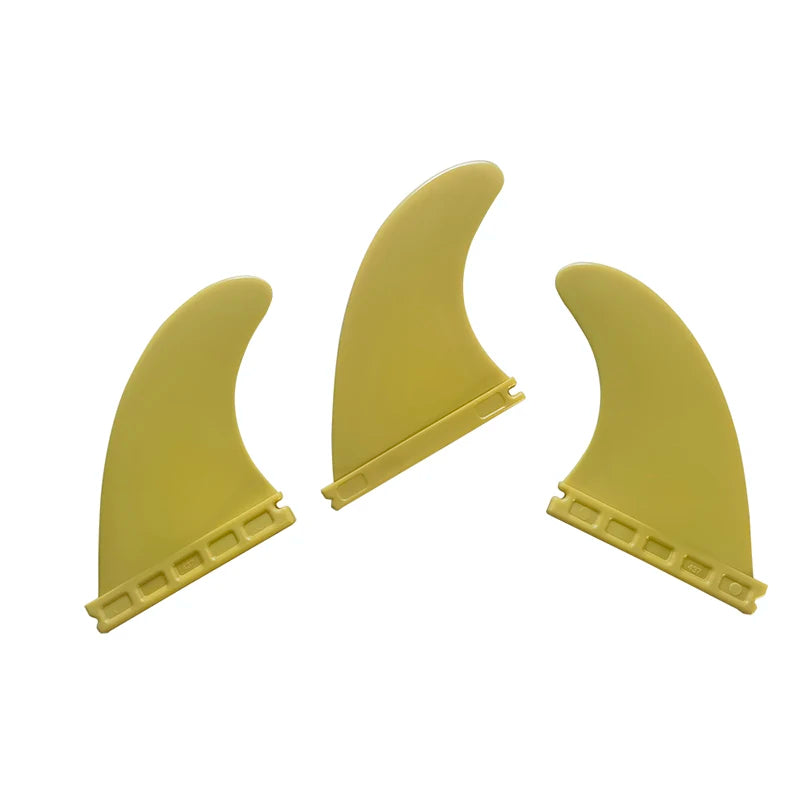 Customer's Logo OEM Enhance Plastic Fin Tri Set Surfboard Single Tab Fins