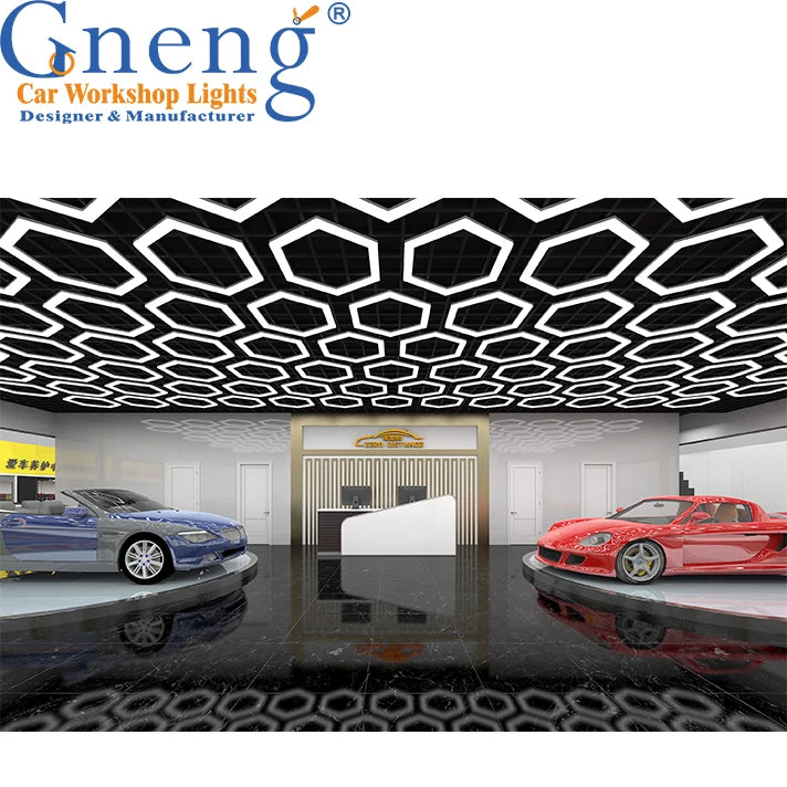 Custom Made Super Bright Garage Hexagon Pendant Light ZG/C503 Hex Ceiling Lights