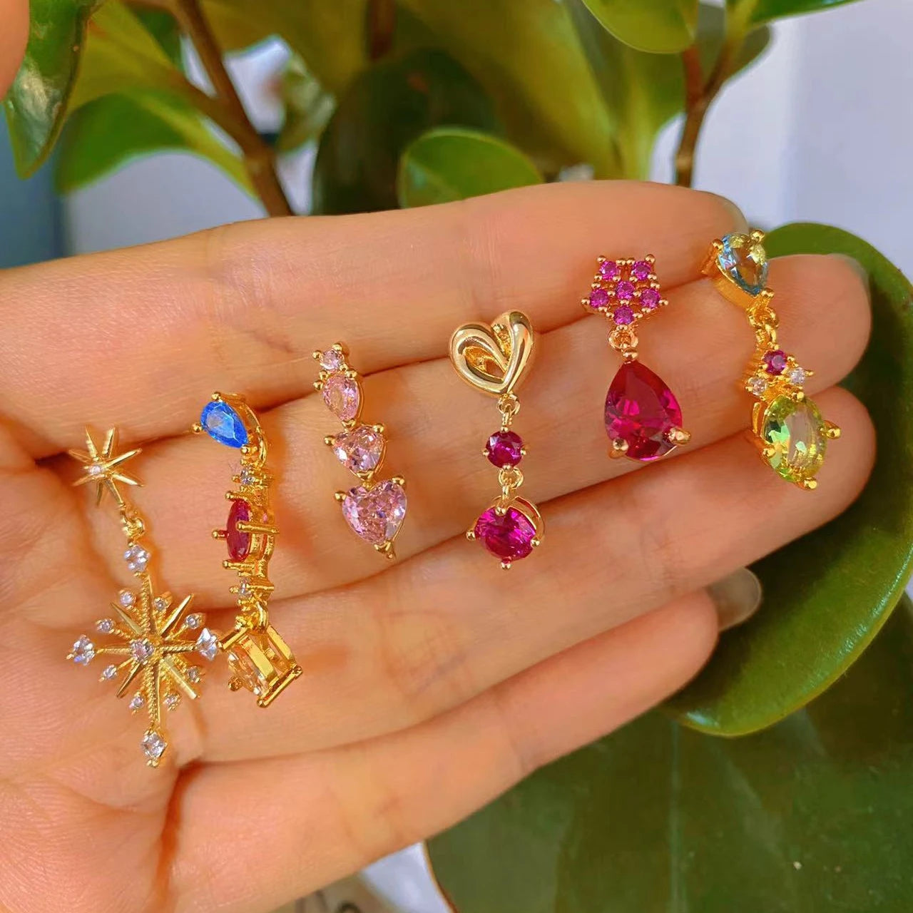 Gaby New Arrival Stainless Steel Butterfly India Nose Studs Colorful Nose Rings for Wedding and Gifts Wholesale Body Jewelry