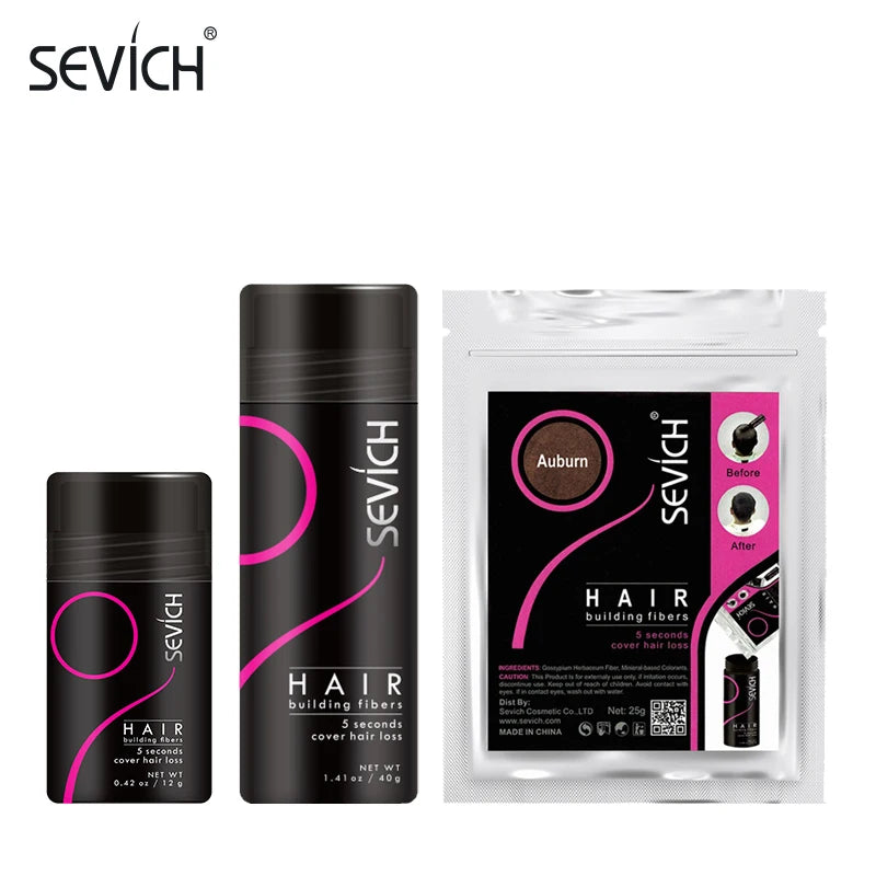 Hair Building Fibers Hair Care Thickening Fiber Powder Lasting Styling Thickening Hair Fiber with Applicator