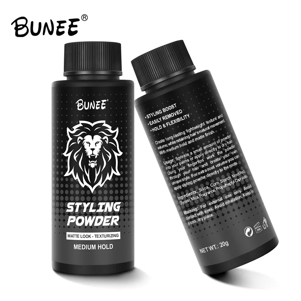 Factory's Latest Organic Hair Volumizing Styling Powder Wax Matte Dust with Strong Hold and Fluffy Texture for Men in Bulk