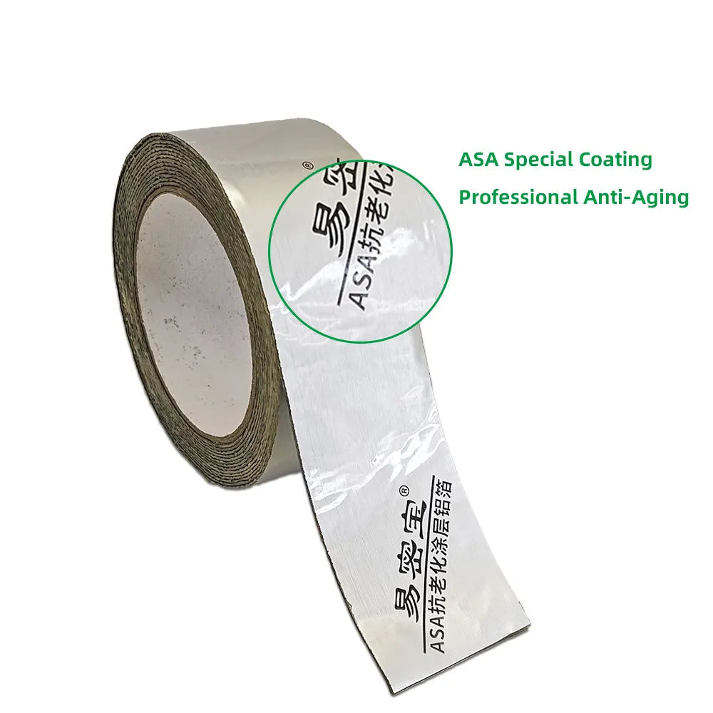 ASA-coated Single-sided Butyl Sealing Tape Waterproof Butyl Tape Alubutyl for Roof Repair and Waterproofing