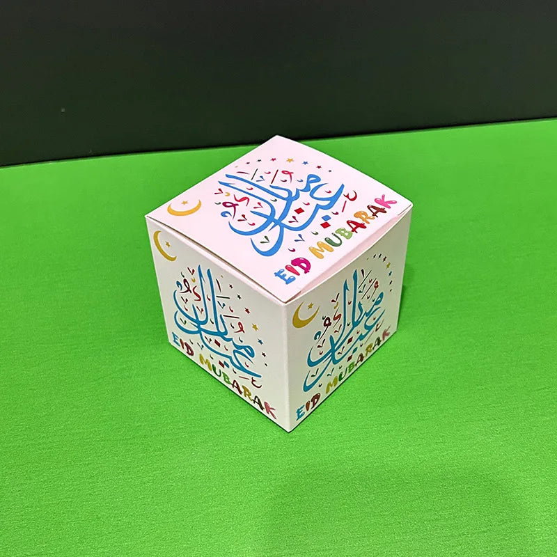 Festival Gifts Boxes Surprise Gift Box Eid Mubarak Candy Gift Box Ramadan Decoration for Home Muslim Islamic Festival Party