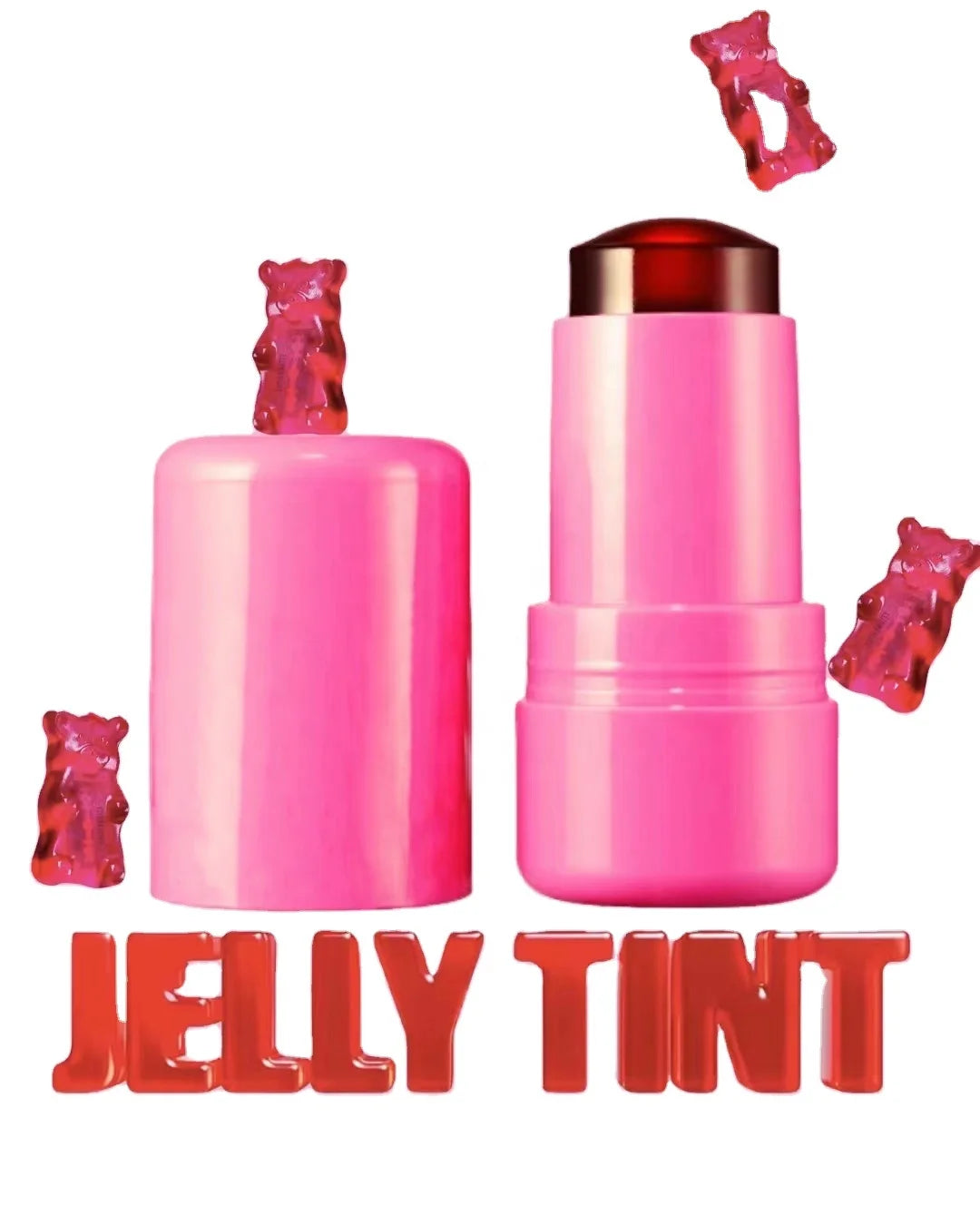 New Custom Logo 2 in 1 Makeup Jelly Tint Lip Cheek Blush Stick Vegan Jelly Tint