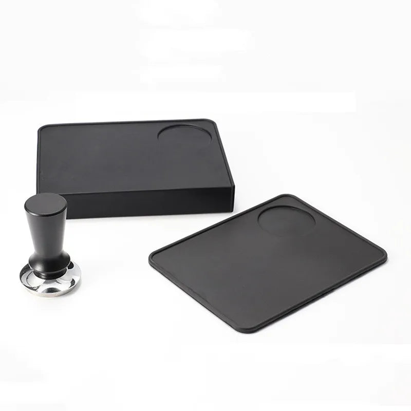 Espresso Coffee Tools Accessories Coffee Powder Pressing Tamping Non-slip Pad Silicone Gel Coffee Tamper Mat