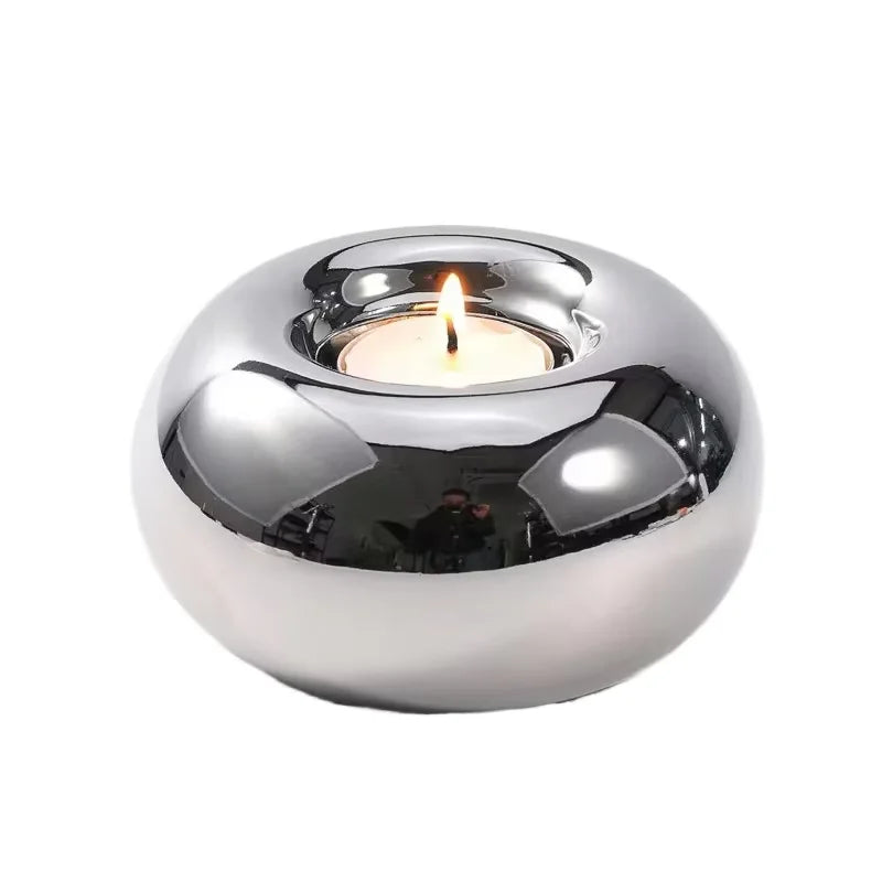 Wholesale Supply Modern Simple Ceramic Candle Jar Newly Designed for Home Decoration