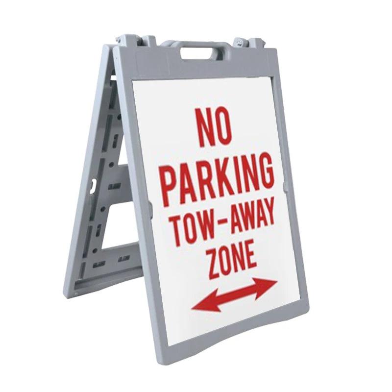 Wholesale Double-Sided Outdoor/Indoor Poster Board Plastic Folding a Frame Sidewalk Sign Board Stand