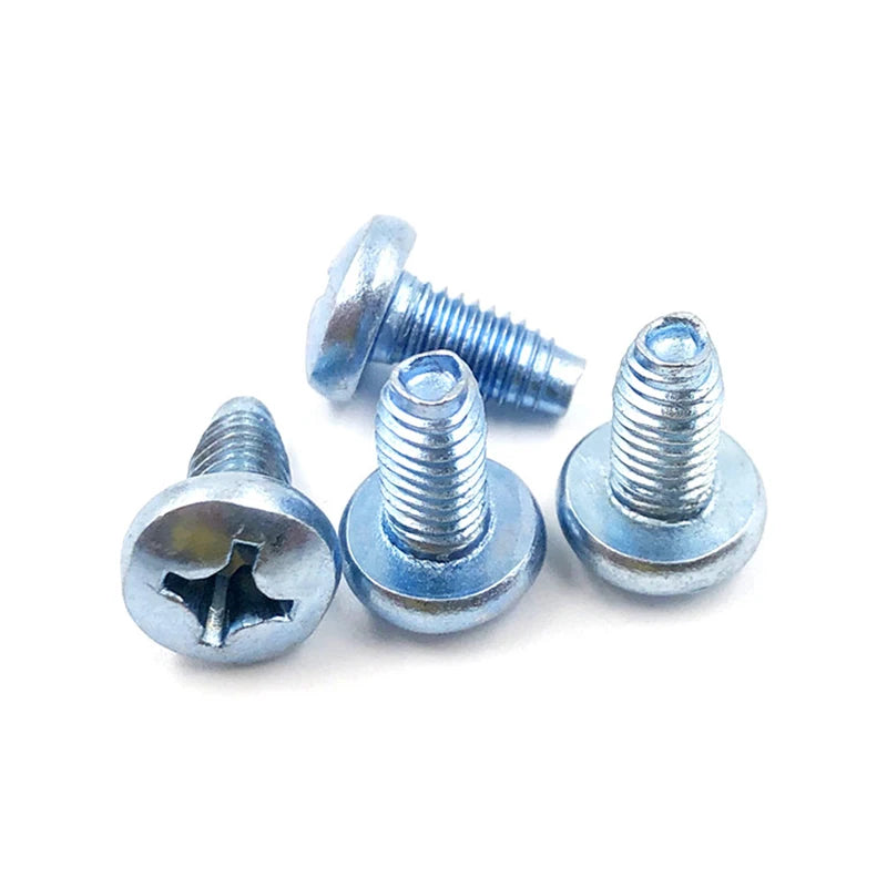 M2 M3 M4 M5 M6 M8 Customized Stainless or Carbon Steel Cross Pan Round Head Triangular Self Tapping Screws Metric & Inch OEM/