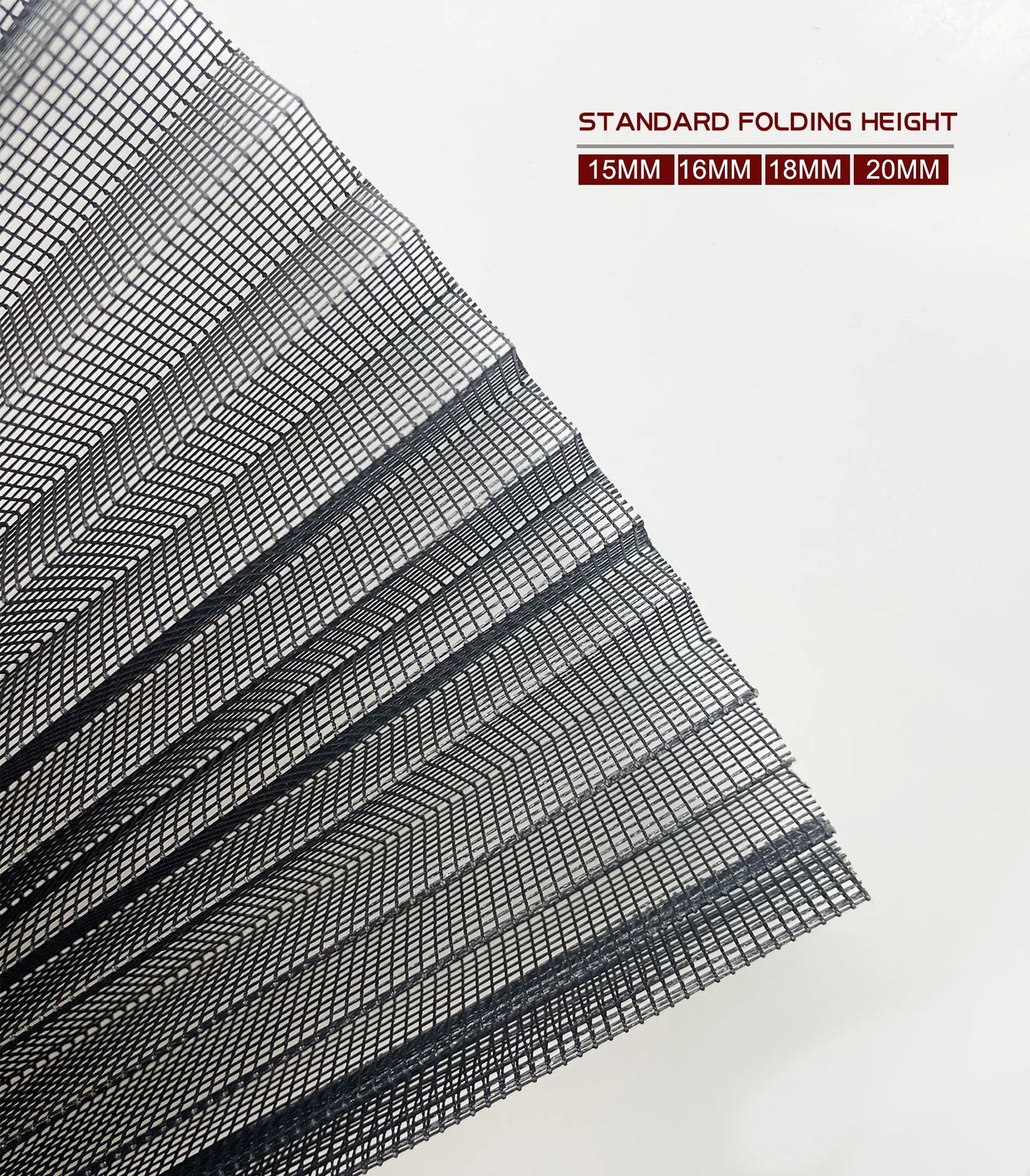Modern Design Polyester Pleated Folding Plisse Mosquito Net Window Screen New Type Insect Screen Mesh for Sliding Door Window