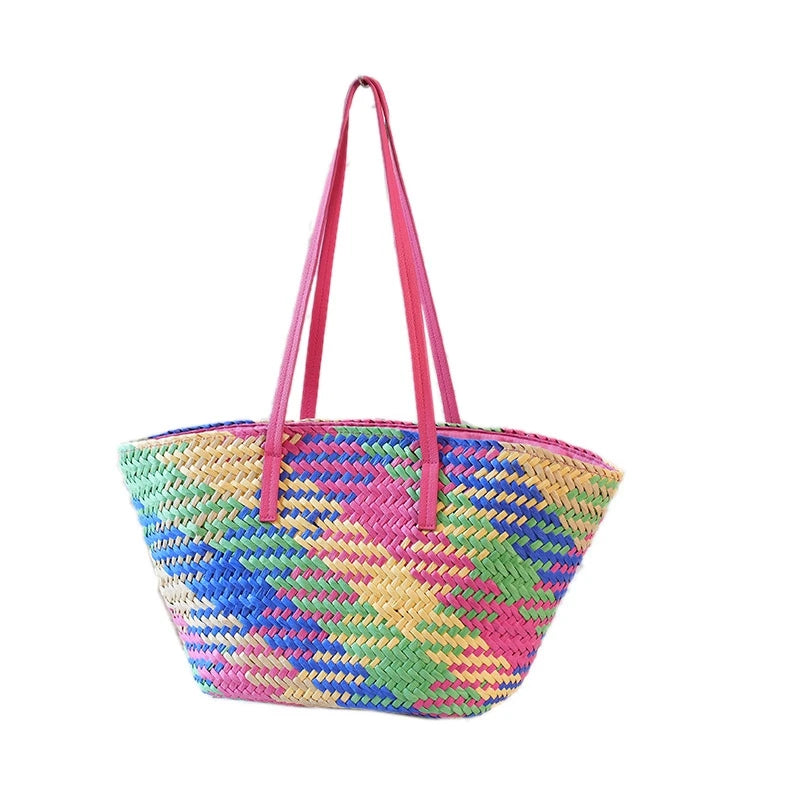 2026 New Trendy Good Quality Straw Bags Large Capacity Straw Bag Custom Hot Selling Straw Bags