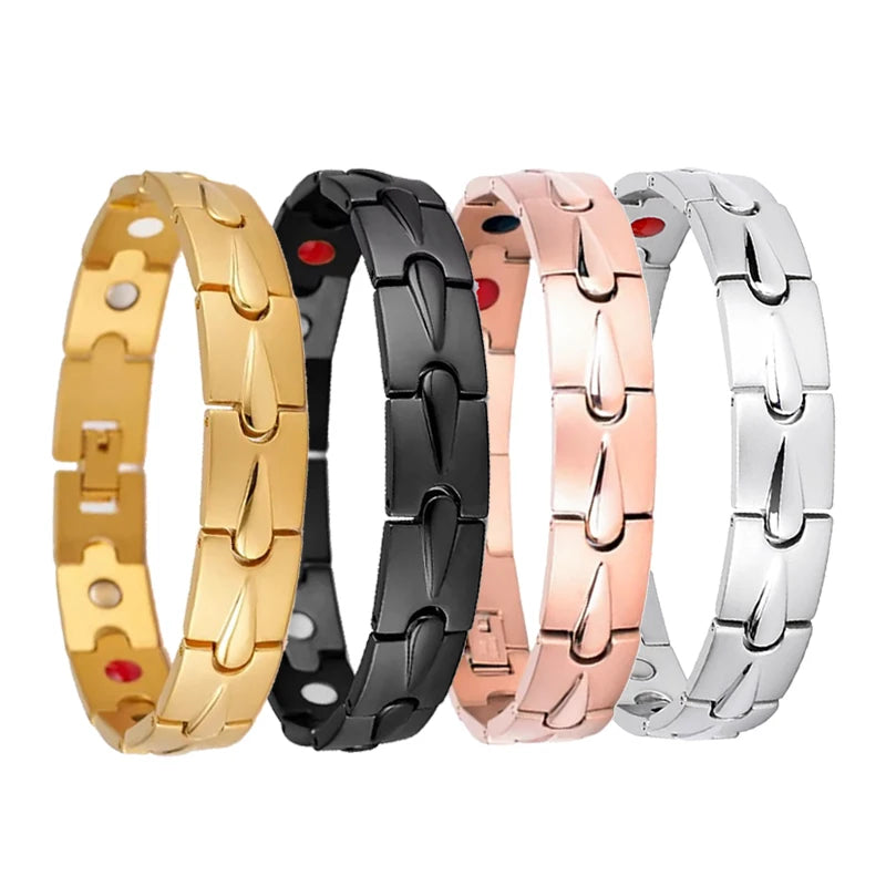 Custom logo Quantum Energy Bracelet 304 Stainless Steel Bracelet
