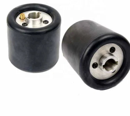 PMS 90x100x19mm Inflatable Drum Wheels Polishing Wheel Roller Rubber Drum Holder Sanding Drum