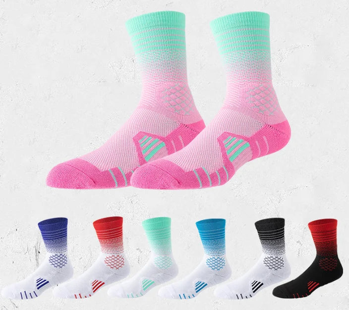 Spring and Summer Outdoor Sweat Basketball Running Fitness Towel Bottom Sports Socks for Men