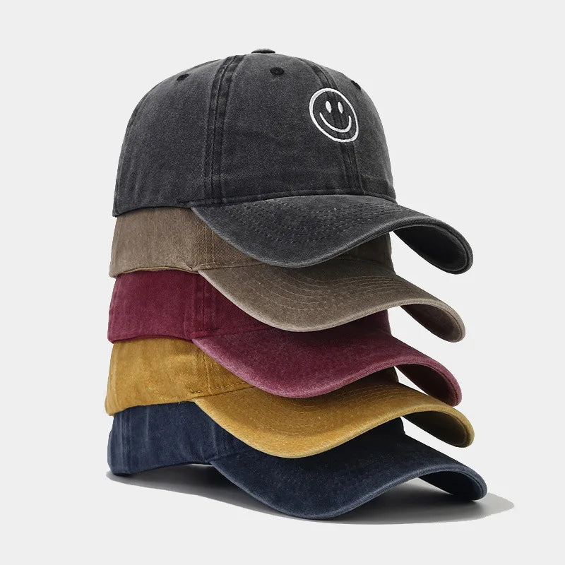 Walking Fishing Running Classic Unstructured Vintage Baseball Cap Washed Cotton Adjustable Low Profile Dad Hat