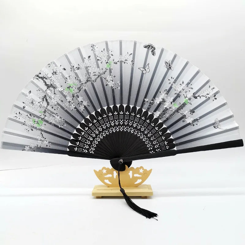 Handmade Classical Chinese Style Bamboo Folding Fans for Men Customizable Advertising Fans