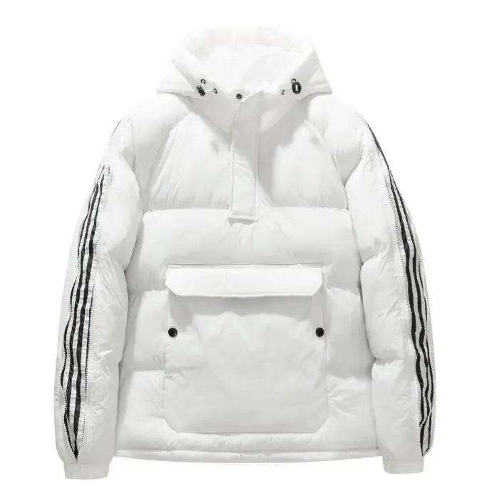 Wholesale Winter Outdoor Outwear Big Size Men's Down Jacket Thickened Jacket Black Quilted Down Coat