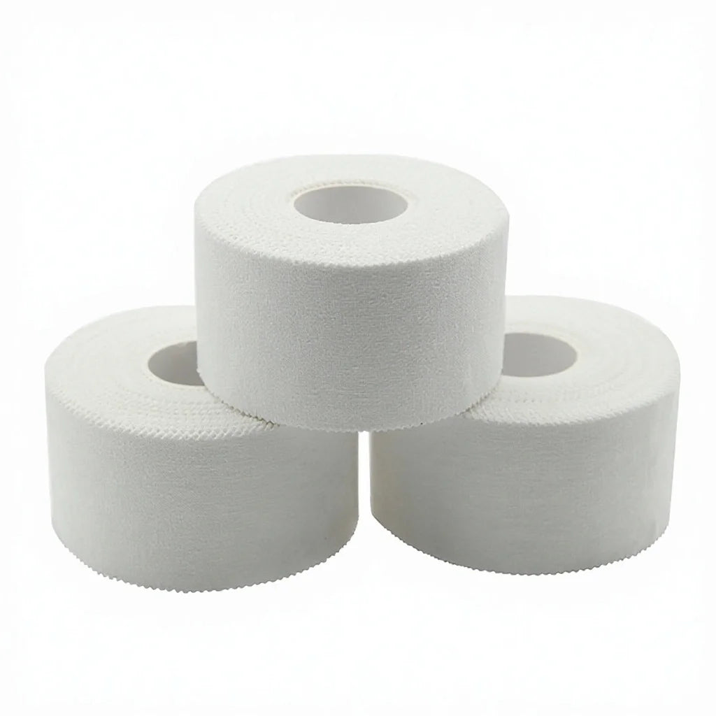 3.8cm 13.7m Easy Tear Athletic Sports Tape for Ankle Wrist & Knee Latex-Free Adhesive Strong Support Training Tape Roll
