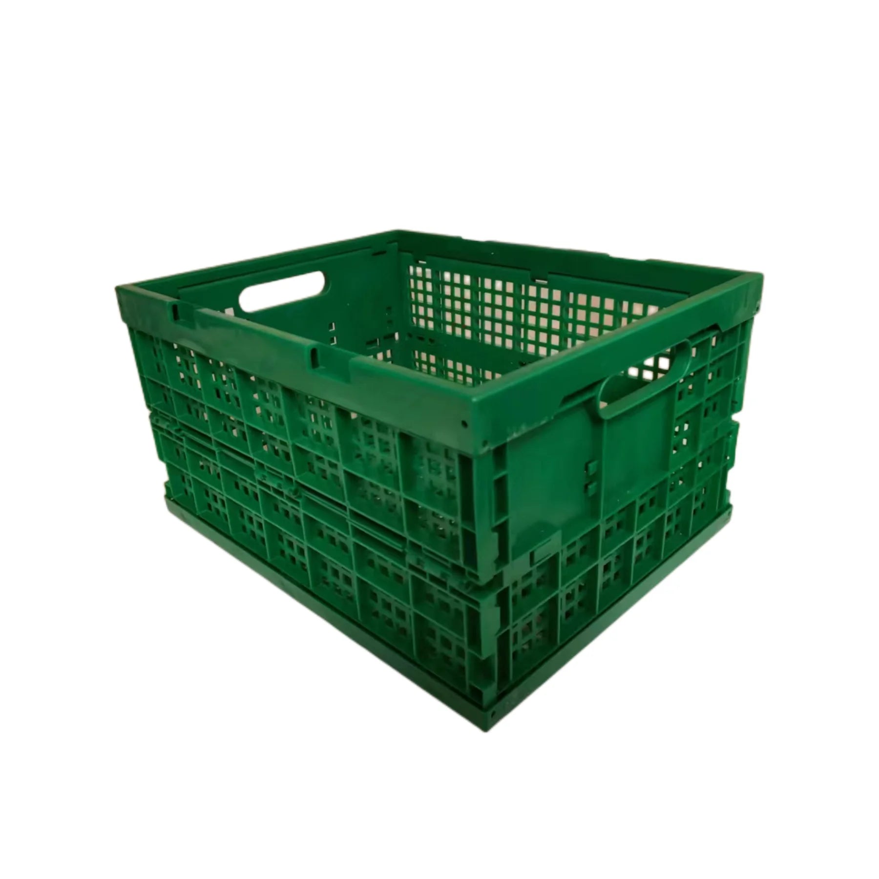 QS Plastic Crates Used for Vegetable and Fruit Mesh Plastic Crates for Vegetable and Fruit Storage Made From PP