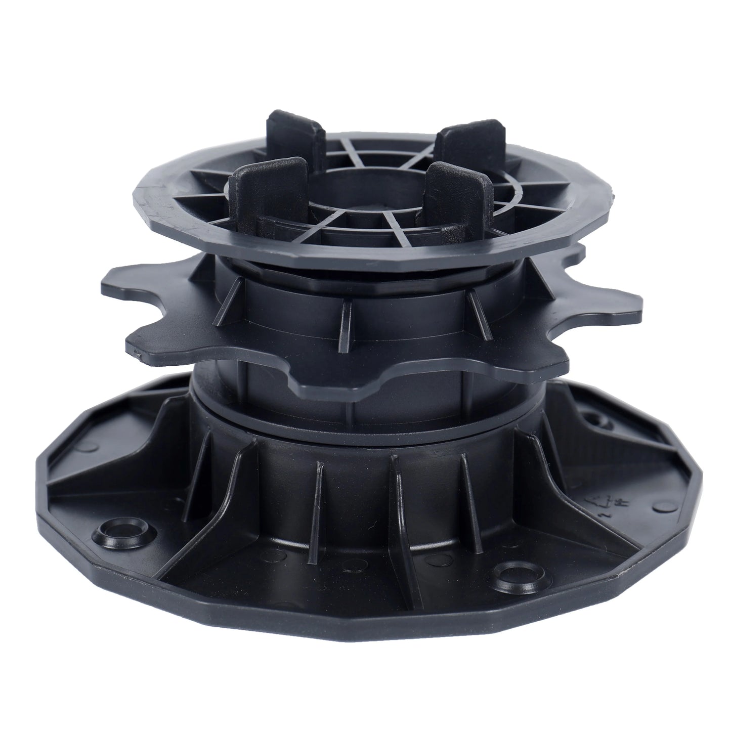 Outdoor Tiles Paving Plots Slope Compensate Pedestal Flooring Accessories Adjustable Plastic Pedestals XF-T203D 75-110 mm