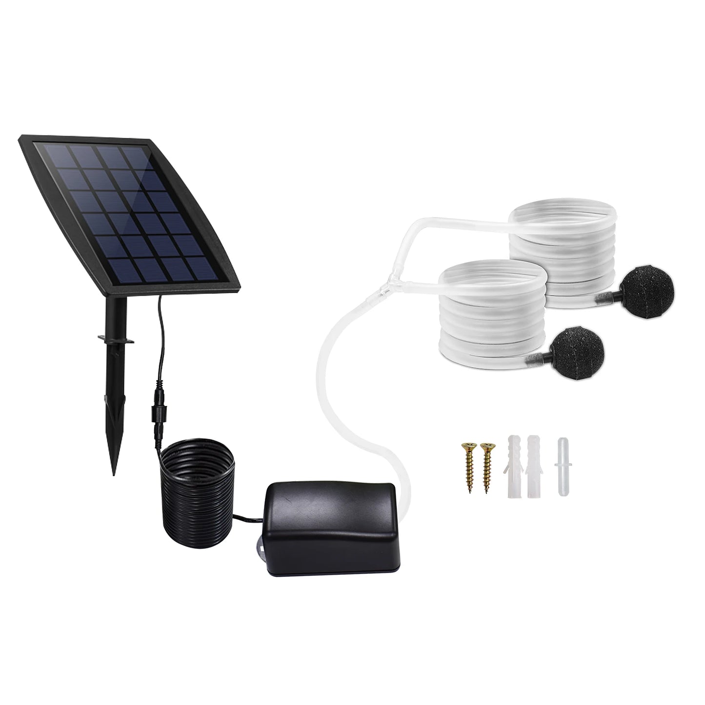 Solar Air Pump Aquarium Gardening Pool Aquaculture Eco-friendly Aeration Solution Aquarium  Fish tank Pool  Pond
