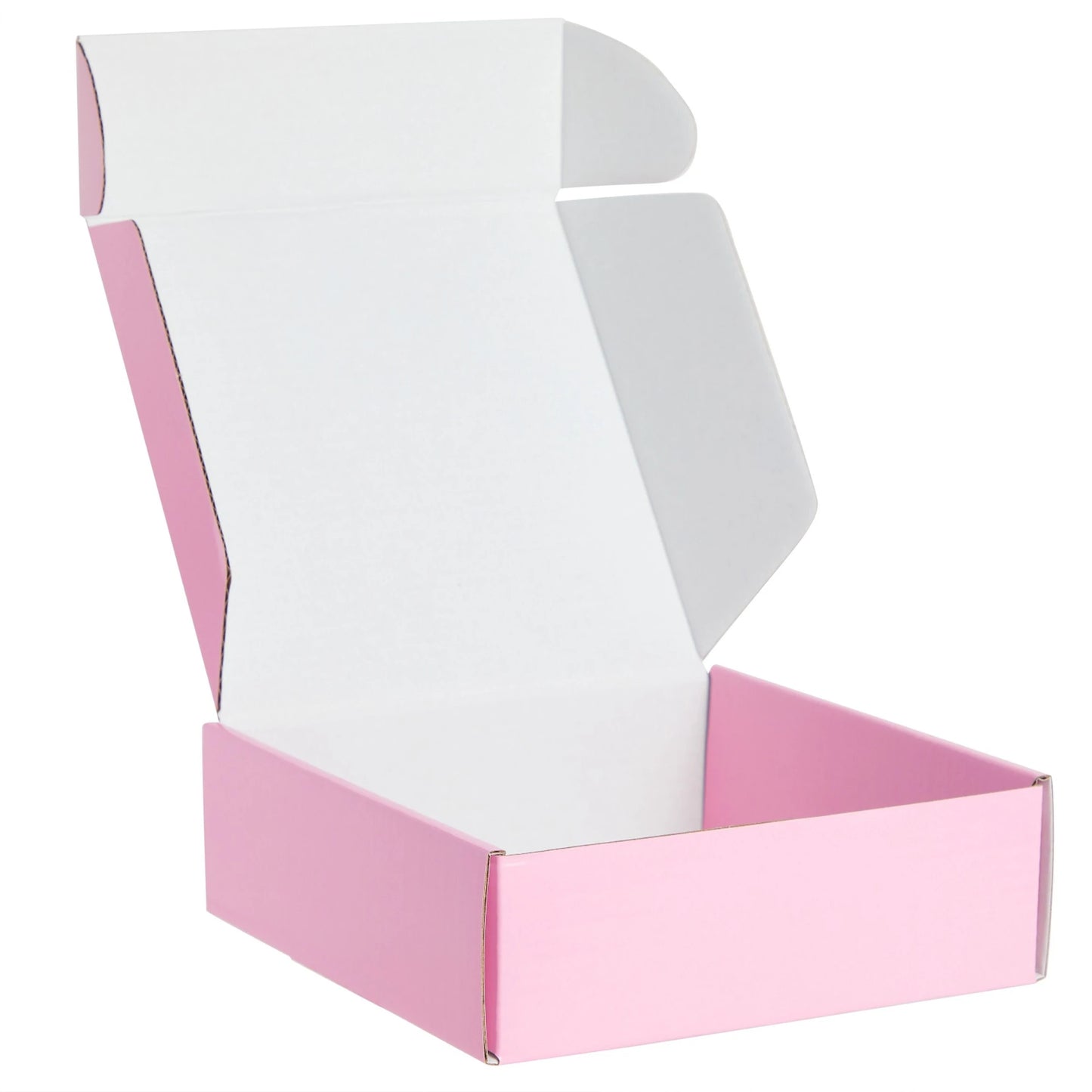 Eco Custom Design logo pink Kraft Corrugated Shipping Boxes Cake Food Box Customized Pattern Cardboard Mailer Box