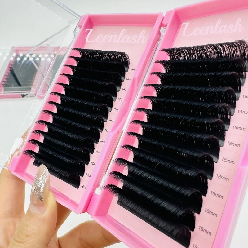 Matte Black Dark Lash Trays Cashmere Eyelash Extensions Individual Eyelash Extensions Russian Volume Lashes Classic Lashes