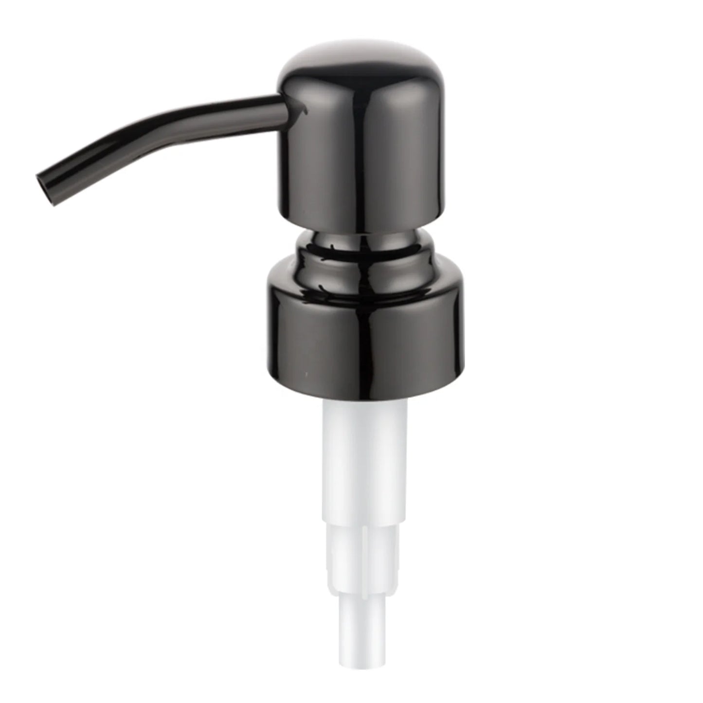 Customized 250ml Wide Tube Lotion Bottle Soap Pump Stainless Steel Dispenser Bottle Stopper Hand Wash Pump Glass Manufacturer