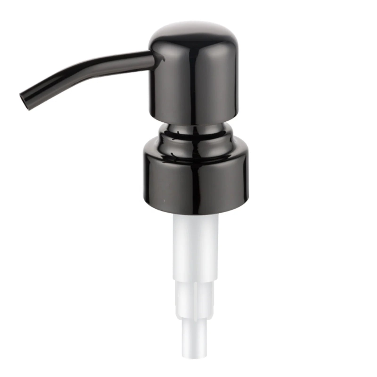 Customized 250ml Wide Tube Lotion Bottle Soap Pump Stainless Steel Dispenser Bottle Stopper Hand Wash Pump Glass Manufacturer