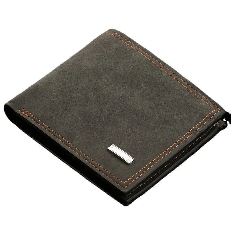 Wholesale Custom Retro PU Leather Wallet for Men Slim Fashionable Business Style with RFID Card Passport Holder Travel Cash U
