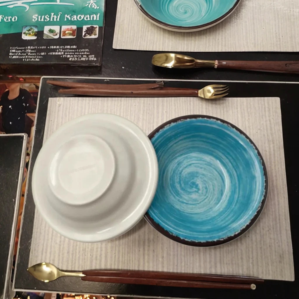 Wholesale American Style Melamine Customized Pattern Soy Sauce Sushi Sauce Plates Eco-Friendly for Restaurants Hotels Wedding