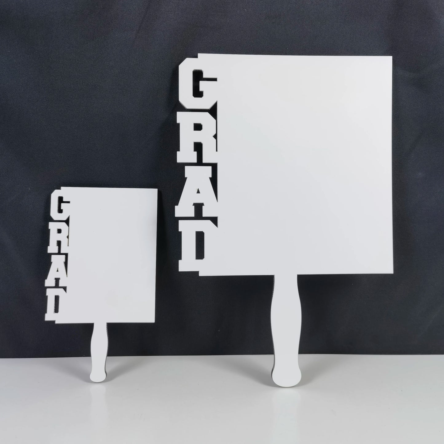 Different Sizes GRAD Fans Sublimation MDF GRAD Paddle Customized Grad Gift