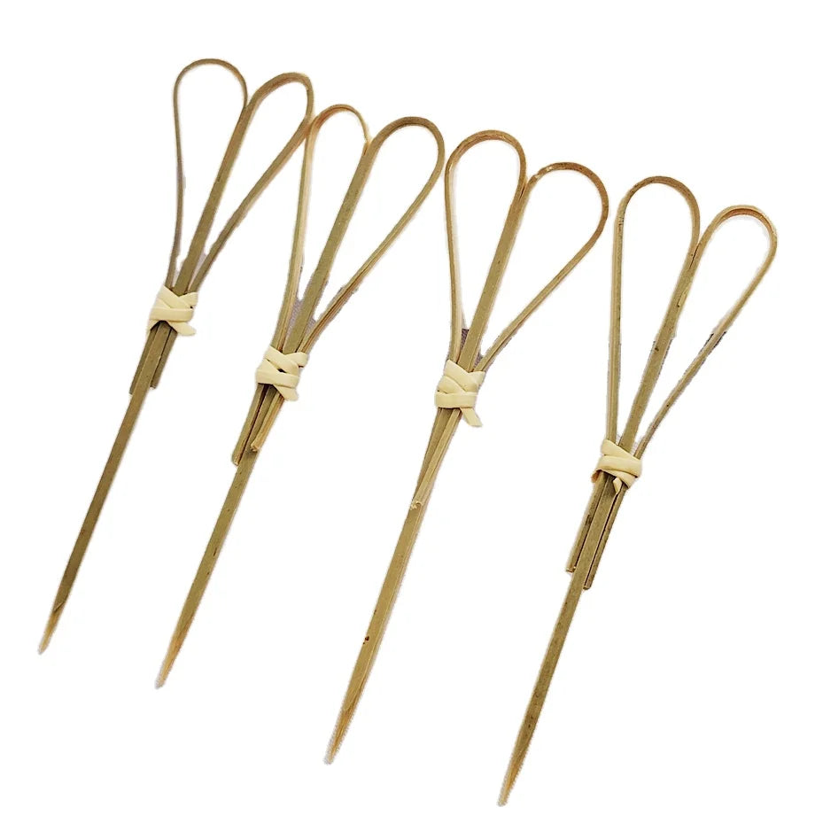 Multiple Styles Bamboo Cocktail Sticks Party Supplies Decorative Toothpicks Fruit Sticks