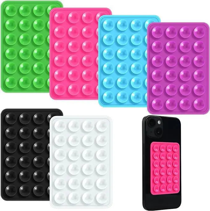 Wholesales Hot Selling Silicone Suction Phone Case Adhesive Mount Cellphone Case Silicone Suction Mobile Phone Grip Holder
