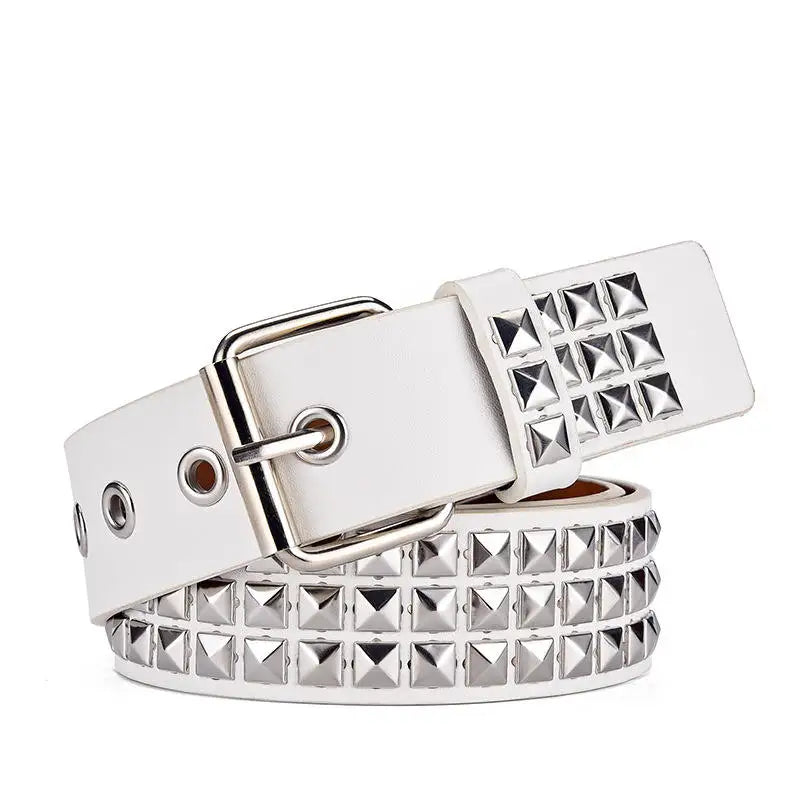 Western Hip Hop Rock Roll Women Belts Leather Luxury Pu Leather Womens Belts Fashion