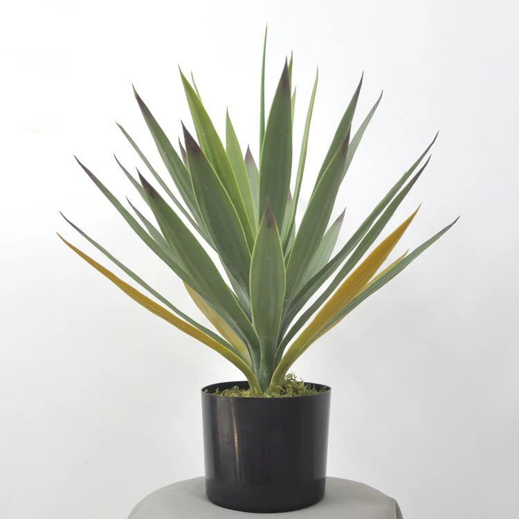 China Factory Nearly Natural for Indoor Outdoor Decoration Agave Artificial Agave Bonsai Plant